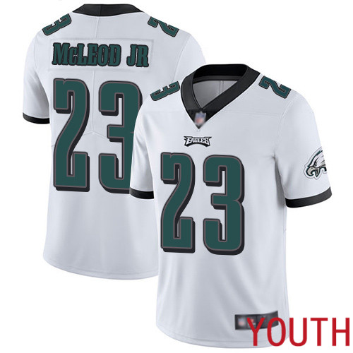 Youth Philadelphia Eagles #23 Rodney McLeod White Vapor Untouchable NFL Jersey Limited Player Football